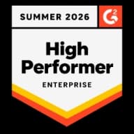 Celoxis named a High Performer on G2, Summer 2026 (Enterprise)