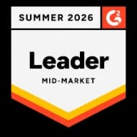Celoxis named a Leader in project management software on G2, Summer 2026 (Mid-Market)
