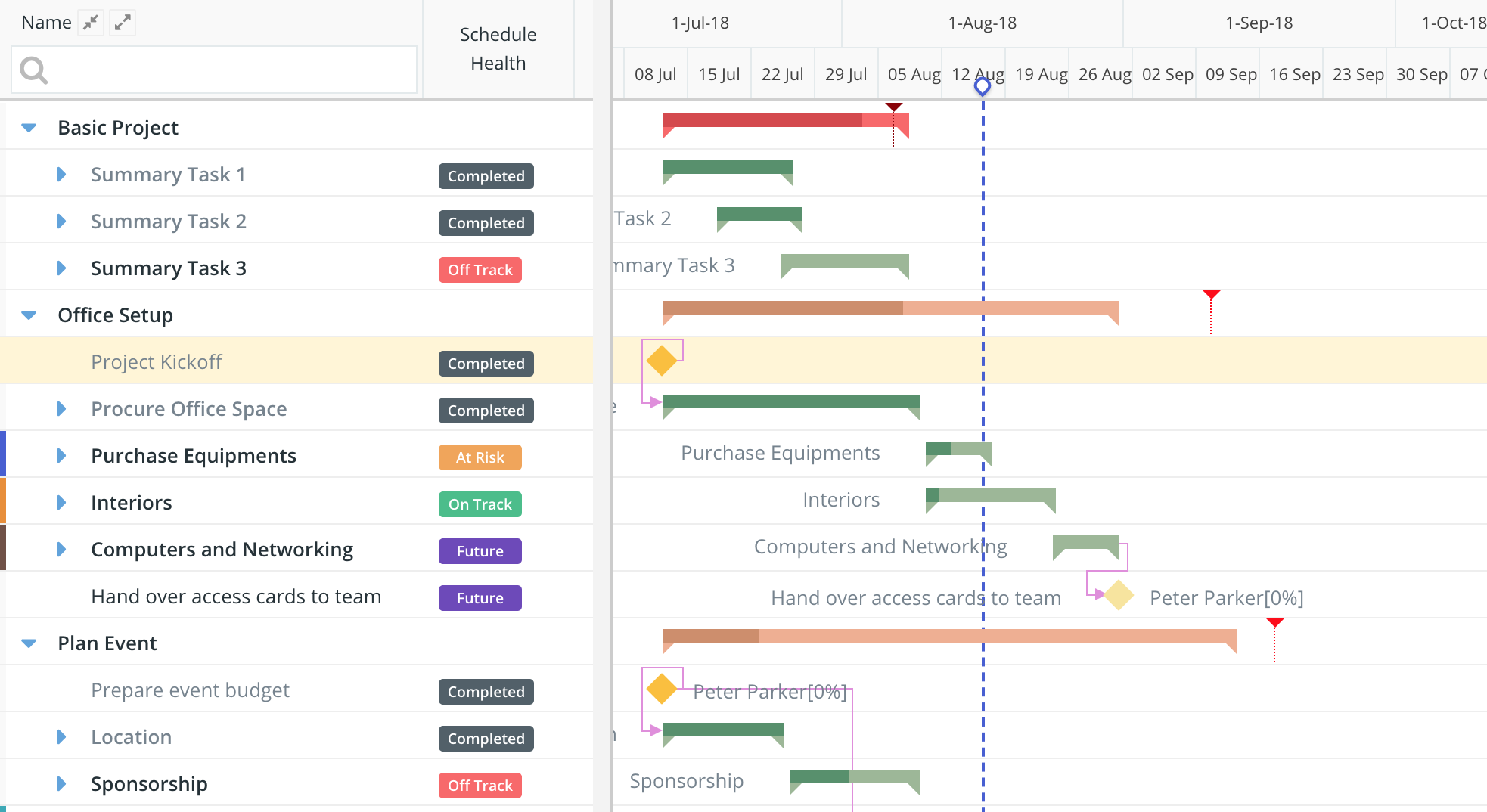 Ms Project Gantt Chart Report